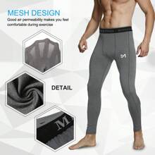 MEETHOO MEETHOO - Pack de 2 camisetas de compresión para hombre, camisetas de entrenamiento de manga larga, camisetas interiores deportivas de cuello redondo, camisetas deportivas para correr, fútbol, camisetas secas deportivas, camisetas interiores deportivas de alto rendimiento, regalo para hombres