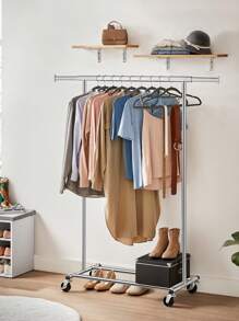 SONGMICS Fixed Clothes Drying Racks - مقاس واحد يناسب جميع الفضة - مشاهدة 5