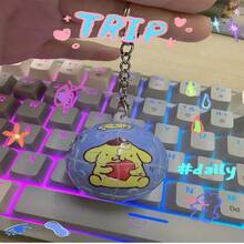 1 件装 DIY 拼图球挂件趣味拼接拼图组装足球篮球挂件小玩具钥匙扣 - 彩色 - 查看 10