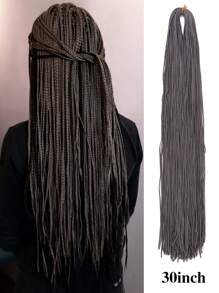 Micro Braids Hair Extensions Long Micro 3X Pre-Looped Synthetic Zizi Braids  24 Inch 100g/Pack Color Thin Small Box Braid Crochet Twisted Hair Synthetic Kanekalon Braiding Hair Extension