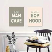 2 tấm áp phích Long Live Boyhood, món quà trang trí lý tưởng cho phòng của thanh thiếu niên, - Phòng ngủ, phòng khách, khách sạn, phòng, trang trí tường ký túc xá, KHÔNG CÓ khung - Nhiều màu - Xem 14