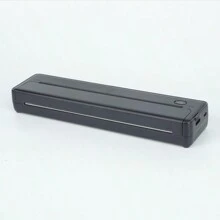 Draagbare A4 thermische inktloze draadloze printer voor thuis en onderweg - lichtgewicht, flexibel en intelligent, geleverd met 50 vellen papier