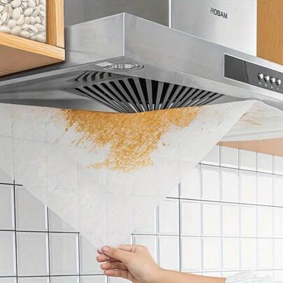 12Pcs High-Quality Range Hood Filter Membrane, Odor-Removing, Easy To Clean, Fresh Kitchen Air, Hygienic Cooking Space, Fits Various Stove Hoods