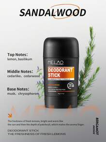 1PC Men's Anti Sweat Deodorant Spray Armpit Sweat Odor Odor Cleaning Body Refreshing Deodorant Spray Sweat Scented Body Stick, Light Fragrance Body Cream, Underarm Odor Reducing, Anti Sweat Stick Strength Deodorant + Antiperspirant - Sweat Block Deodorant Antiperspirant For Women & Men High Degree Sweat & Odor - Black Citrus Flavor - View 6