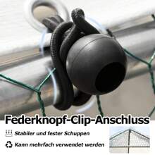 LILIIN Chicken Coop Free-Range Enclosure Chickens 3x2x2 M/ 3x4x2 M/ 3x6x2 M/ 3x8x2 M Chicken Enclosure Chicken House Roof Poultry House Galvanized Steel Frame With PE - 3x8x2m - Xem 9
