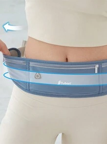 1 Pezzo Borsa a vita nascosta, Marsupio sportivo per telefono, Cintura da uomo ultra-sottile e impermeabile, Nuova borsa a vita leggera da donna per corsa, Perfetto per appassionati di attività all'aperto, sport, escursionismo, fitness e corsa notturna con cinghie regolabili e più scompartimenti