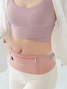 1 Pezzo Borsa a vita nascosta, Marsupio sportivo per telefono, Cintura da uomo ultra-sottile e impermeabile, Nuova borsa a vita leggera da donna per corsa, Perfetto per appassionati di attività all'aperto, sport, escursionismo, fitness e corsa notturna con cinghie regolabili e più scompartimenti