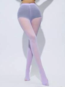 1 Pair Women Ballet/Dance Shaping Pantyhose, Slimming Vertical Stripe Tights, Sexy European Style Stitching Leggings
