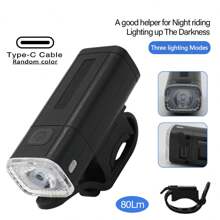 USB Rechargeable Front Light, Outdoor Cycling Lamp For Mountain Bike