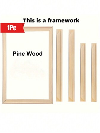 1个原装木框，装饰艺术风格，厚画布支撑，可DIY装裱，适用于艺术油画和墙面装饰，适合家居、客厅、办公室、高端场所、浴室、派对、礼品、情侣装。