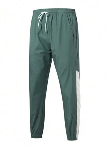 1set Men's Spring Autumn Casual Sports Letter Print Hoodie Jacket And Jogger Pants Suit, Fashion Streetwear