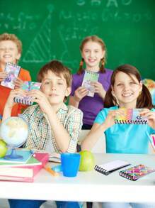 8 cuốn sổ xoắn ốc hình nàng tiên cá nhỏ - Thiết kế hoạt hình dễ thương, Đồ dùng văn phòng hàng ngày cho người lớn - Nhiều màu - Xem 4