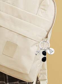 这款钥匙扣以飞行员名言“活出你的梦想”为主题，饰以飞机和太阳镜旅行图案。采用锌合金材质，运动感十足，是一款简约时尚的独特手机配件。适合挂在女士钱包和手机上，也可作为礼物送给朋友、家人和女朋友。此外，它还可以用作户外装备、派对装饰、礼品、纪念品，或作为女士包包和汽车挂件。 - 彩色 - 查看 7