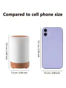 1pc 150ml 7 Colors Lighting Flame Ultrasonic Aroma Diffuser, Aromatherapy Diffuser Machine, Portable USB Essential Oil Desktop Diffuser Air Humidifier