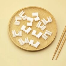 1/2/6/12pcs Chopstick Helper For Adult, Beginner, Trainer Or Learner – Plastic Hinge Connector For Chopsticks Training – Anti-Slip, Reusable And Replaceable – Dishwasher Safe ,Kitchen,Christmas Gift ﻿,School Supplies - Multicolor - View 20