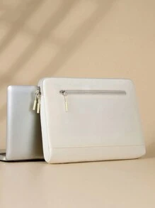 1pc Customized Embroidered Compatible With IPad Tablet Protective Sleeve, 13-Inch Laptop Inner Bag, Stylish And Lightweight Computer Sleeve, Compatible With IPad Tablet Sleeve, Apple, Laptop Protective Case, Suitable For Daily Carrying, Can Be Given As A Gift To Family And Friends - Multicolor - View 14