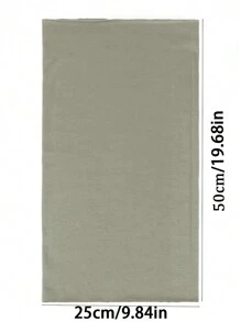 1 chiếc khăn quàng cổ mỏng nhẹ, thoáng khí, màu trơn, thích hợp cho mùa xuân hè - Băng đô đa năng chống tia UV cho các hoạt động thể thao ngoài trời & đạp xe, khẩu trang & khăn giữ ấm cổ. - Màu Xám nhạt - Xem 3