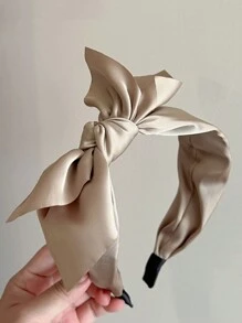 3件套女士时尚纯色缎面蝴蝶结发箍，适合日常佩戴、居家、洗脸、上学、海滩、工作、派对、节日、生日、返校、新年、母亲节等场合，可作礼物、发带、发箍、发饰、头饰等。 - 彩色 - 查看 14