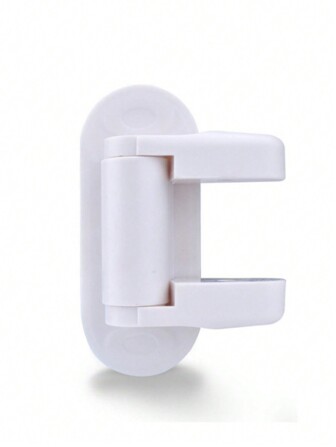 1 件普通锁，白色塑料门锁保护器，适用于家用