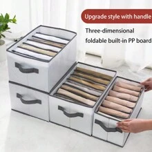 1 hộp đựng quần áo, hộp đựng quần áo phòng ngủ gia đình có ngăn kéo S, hộp đựng quần áo cho tất, đồ lót, áo ngực và giỏ đựng đồ gấp, ngăn kéo tủ quần áo, tủ quần áo, túi chần bông, hộp đựng đồ dưới gầm giường, ngăn kéo/tủ quần áo/tủ quần áo/túi chần bông, hộp đựng đồ dưới gầm giường/túi chia ngăn đựng quần áo, quần áo cho phòng ngủ gia đình/trở lại trường/ký túc xá/để đựng đồ lặt vặt/đồ lót/áo ngực/quần áo/đồ lót/quần lót/quần/quần jean/tất/áo phông/váy/giày/có thể gấp lại 6/7/11 lưới/đồ dùng đóng gói thiết yếu/vỏ bọc để đựng quần áo - trắng - Xem 6