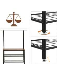 VASAGLE Coat Racks - Brązowy - Zobacz 3