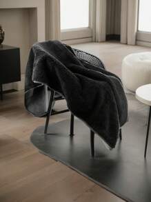 1pc Outdoor Warm Fleece Cloak Blanket, Thickened Shawl Blanket, Office Nap Throw Blanket, Casual Home Warm Blanket, Autumn/Winter