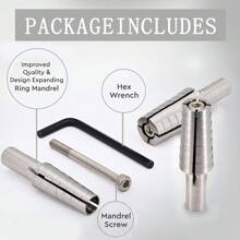 Ring Sizer Kit - Portable Ring Adjuster Tool, Resizing Jewelry Fixer, Ring Fit Enhancer, Compact Handy Jewelry Making Tool Set - Conventional - View 5