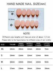 10 piezas de Uñas postizas cortas de almendra hechas a mano, de estilo minimalista de moda con un patrón de estampado de leopardo pintado a mano, uñas postizas de alta calidad para uso diario de mujeres y niñas, con set de accesorios para uñas