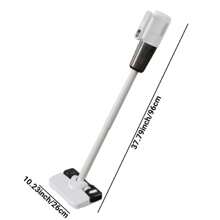 Máy hút bụi không dây có hộp đựng bụi lớn, sử dụng ướt và khô, máy hút bụi không dây sạc lại 5 trong 1, thích hợp cho sàn gỗ cứng, thảm và lông thú cưng - trắng - Xem 2