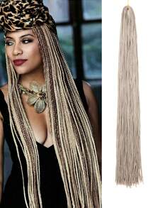Micro Braids Hair Extensions Long Micro 3X Pre-Looped Synthetic Zizi Braids  24 Inch 100g/Pack Color Thin Small Box Braid Crochet Twisted Hair Synthetic Kanekalon Braiding Hair Extension