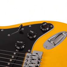 Fingerboard Electric Guitar Bag Shoulder Strap Pick Whammy Bar Cord Wrench Tool Red&White/Black&White/Orange&Black/Red&Black - 橘子黑 - 查看 7