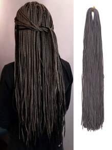 Micro Braids Hair Extensions Long Micro 3X Pre-Looped Synthetic Zizi Braids  24 Inch 100g/Pack Color Thin Small Box Braid Crochet Twisted Hair Synthetic Kanekalon Braiding Hair Extension