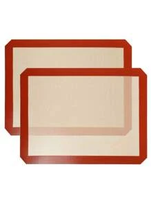 2pcs Silicone Baking Mat Sheet - Reusable Silicone Baking Sheet - Easy & Convenient Nonstick Baking Supplies - 16.5"X11.6" Silicone Mats For Baking - Baking Mat For Oven