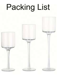 Glass Candle Holder For Table Centerpiece - Tall Tea Lights Candle Holder, Elegant Clear Long Stem Candle Holders For Pillar Candles, Floating Candle Holder For Wedding, Party, Home Decor, Set Of 3,Halloween And Christmas Decorations Gifts Birthday Graduation