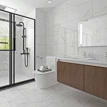 50 miếng/bộ 9m² Miếng dán tường tự dính họa tiết đá cẩm thạch, Miếng dán tường bằng tấm nhôm composite, Miếng dán sàn gạch đá cẩm thạch giả PVC, Thích hợp cho phòng khách, phòng tắm, nhà bếp, trang trí nhà cửa. Giấy dán tường dày thông dụng cho sàn và tường, Giấy dán tường tự dính cải tạo nhà - Nhiều màu - Xem 7