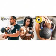 Pesas de campana de competición Kings (edición fitness) de 20 a 75 libras | Juegos de pesas de mano para equipamiento de gimnasio y entrenamiento de fuerza - Estados Unidos - Ver 5