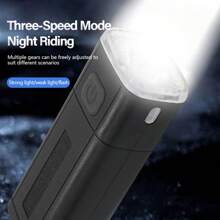 USB Rechargeable Front Light, Outdoor Cycling Lamp For Mountain Bike