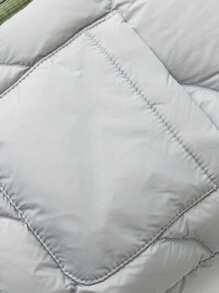 mini bala 男孩和女孩长袖羽绒服 冬季保暖婴儿外套 - 灰色 - 查看 8