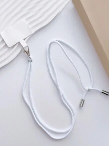 1 pieza Correa larga desmontable para teléfono, cordón colgante de teléfono cruzado, cadena de reemplazo anti-pérdida para bolsos - Blanco - Ver 15