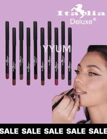 Lápiz Delineador De Labios y Ojos Italia Deluxe ORIGINAL - Tono "1001 Black" OJOS - Ver 5