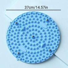 1 件指压板足部按摩垫脚踏经络慢跑按摩垫健身踏板活动游戏装饰礼物 - 彩色 - 查看 3