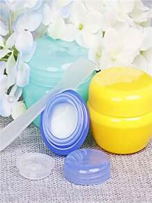 Makeup Scraper, 50 Packs, Disposable Plastic Makeup Scraper, Skin Cream Mask Scraper, For Mixing, Sampling, Applying - Multicolor - View 9