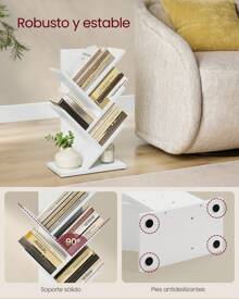 VASAGLE Storage Rack - White - View 3