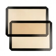 2pcs Silicone Baking Mat Sheet - Reusable Silicone Baking Sheet - Easy & Convenient Nonstick Baking Supplies - 16.5"X11.6" Silicone Mats For Baking - Baking Mat For Oven