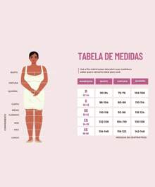 Plus Size Wrap Dress In Satin Jersey And Black And White Helanca - 黑色 - 查看 3