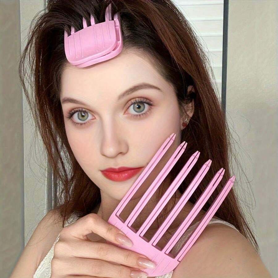 1 2 packs glamorous style angel themed plastic hair volumizing clips