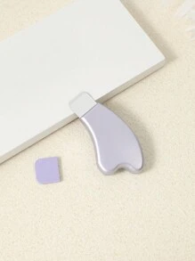 BIGBEAK 1 件全新升级手动不锈钢和塑料面部清洁刮刀，带硅胶盖，清洁，硅胶面膜刷和黑头清洁，多功能，金属提取工具，用于黑头、白头、面部清洁铲化妆配件家用方便面部护肤工具鼻脸工具，适用于女士男士卸妆面膜铲面膜工具紫色 - 淡紫色 - 查看 8