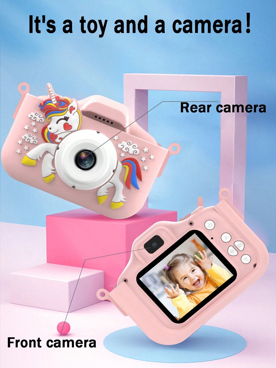 Digital Camera, Dual Cameras, Rechargeable LiPolymer Battery, USB