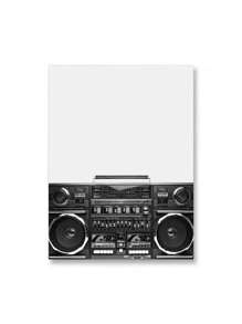 1 buc. Imprime muzicale alb-negru, retro, disc de vinil, chitară, afiș, artă de perete, pictură pe pânză, imagine nordică pentru sufragerie, decorațiuni interioare, fără cadru