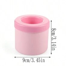 1 件随机硅胶圆形圆柱冰块托盘，DIY 制冰机适用于家用冰箱 - 藍色 - 查看 8